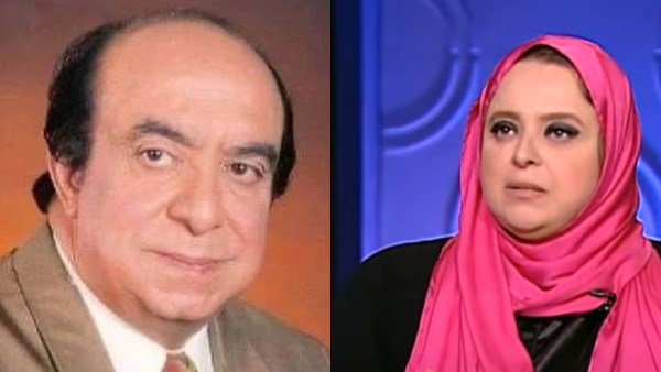 عبير الشرقاوي ووالدها المخرج جلال الشرقاوي