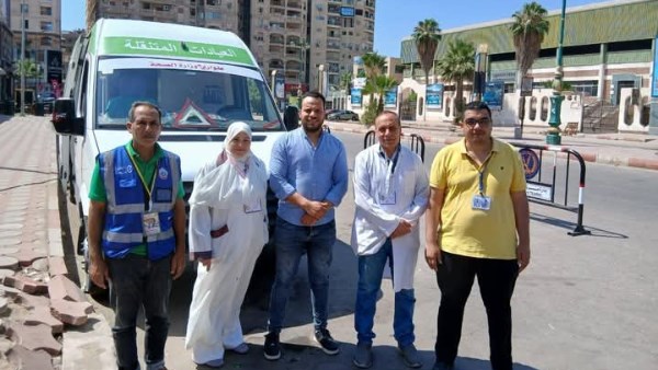انتهاء العيادات المتنقلة لتامين العيد بدمنهور انتهاء العيادات المتنقلة لتامين العيد بدمنهور