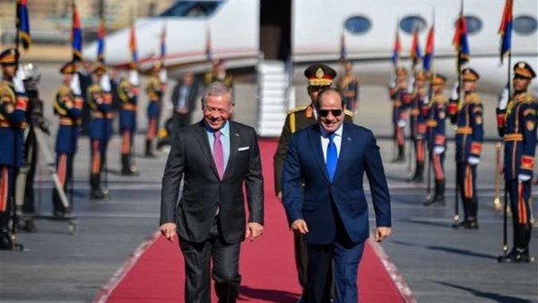 الرئيس السيسي وملك الأردن
