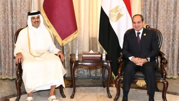 الرئيس السيسي وتميم الرئيس السيسي وتميم
