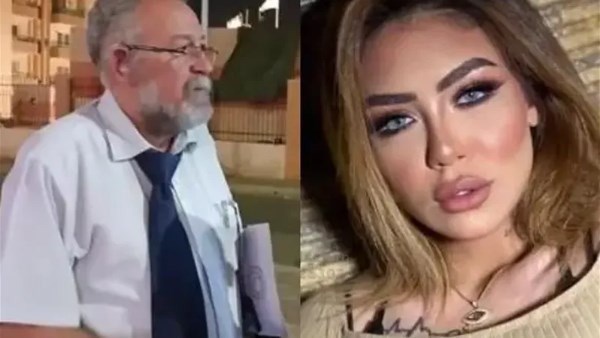 هدير عبدالرازق ووالدها 
