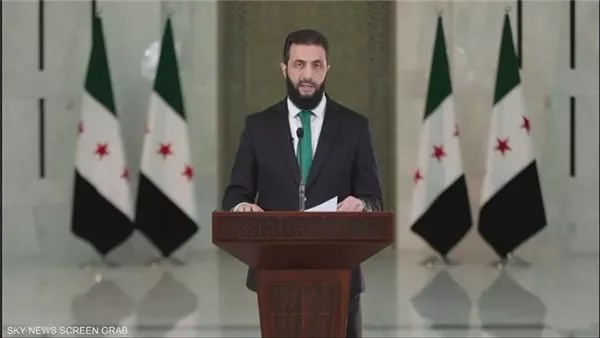 الرئيس السوري أحمد الشرع