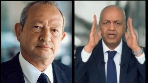 مصطفى بكري و نجيب ساويرس