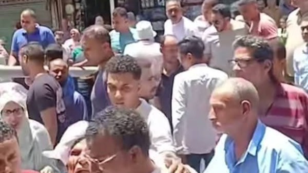 سقوط عمود في  دمنهور 