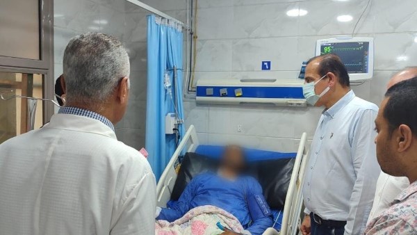 نائب وزير الصحة يتفقد مستشفى حلوان