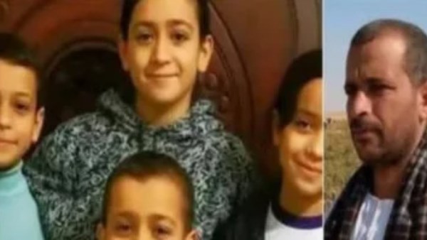 أطفال المنييا ووالدهم