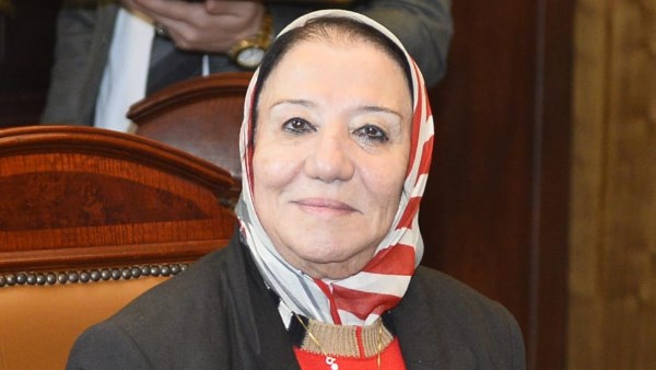 النائبة حياة خطاب عضو مجلس الشيوخ