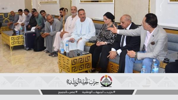 وفد من قيادات الحزب أهالي الضحايا
