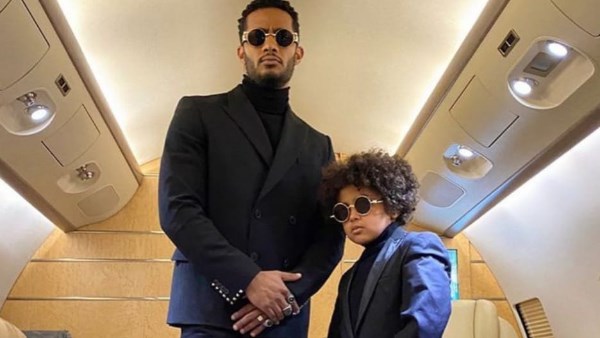 الفنان محمد رمضان ونجله الفنان محمد رمضان ونجله
