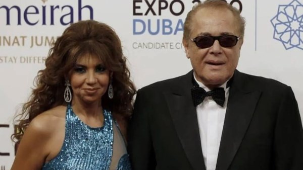 الفنان محمود عبد العزيز وبوسي شلبي 