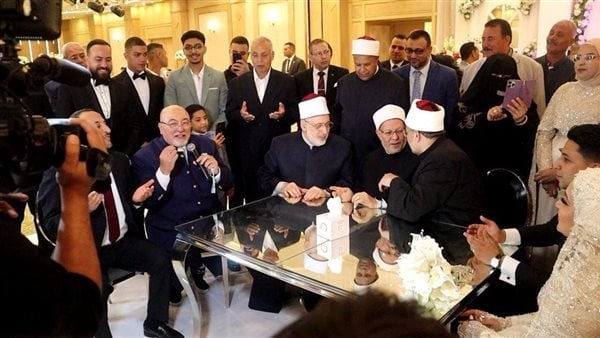 جانب من  حفل الزفاف