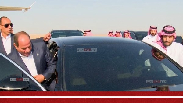 محمد بن سلمان يستقبل الرئيس السيسي