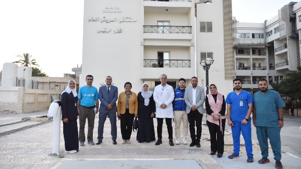 نائب وزير الصحة في مستشفى العريش العام