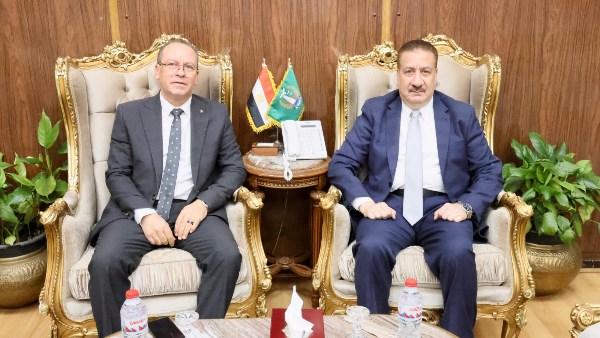 محافظ المنوفية ورئيس جامعة الدلتا التكنولوجية 