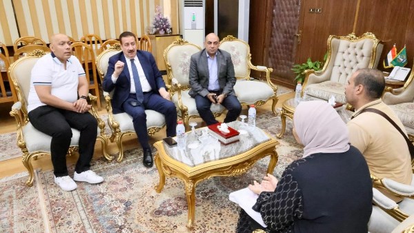 محافظ المنوفية بلقاء الاسرة