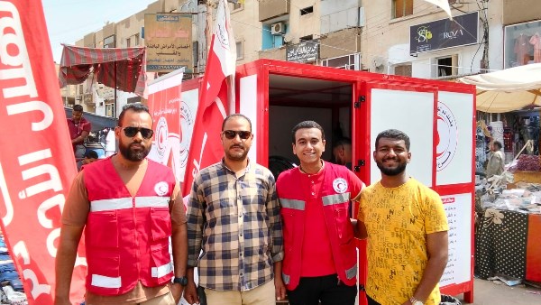 حملة التبرع بالدم بمدينة إسنا 