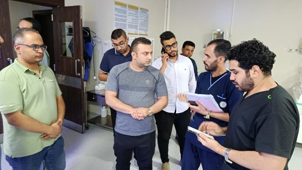 جولة مفاجئة لرئيس هيئة الرعاية الصحية بالاقصر 