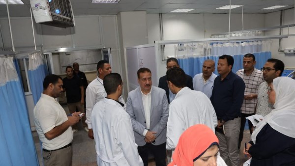 وكيل وزارة الصحة يتابع حملة تجريع ضد  البلهارسيا 