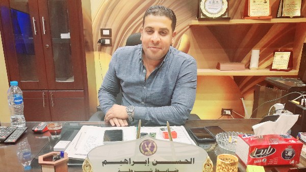 المقدم الحسن إبراهيم رئيس مباحث مركز شرطة ناصر 