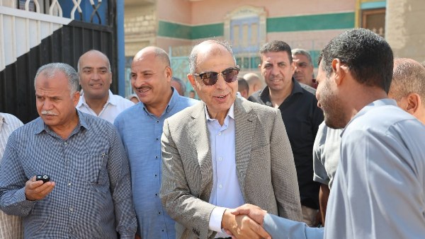 جولة ميدانية لمحافظ المنيا اللواء عماد الكدواني