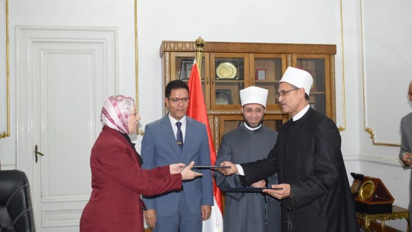 جانب من بروتوكول التعاون  .