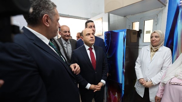 محافظ كفرالشيخ يفتتح عيادة التغذيه العلاجيه