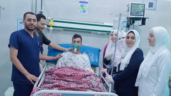 إنقاذ شاب من الموت في البحيرة 