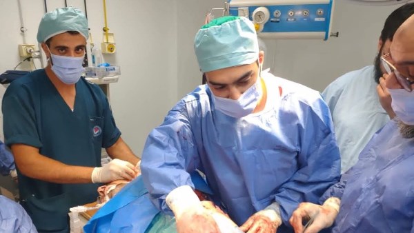 إنقاذ مصاب في مستشفى إيتاي الباورد 