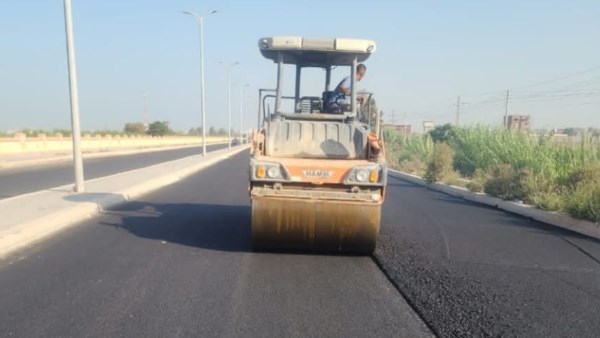 رصف الطرق بدمنهور 