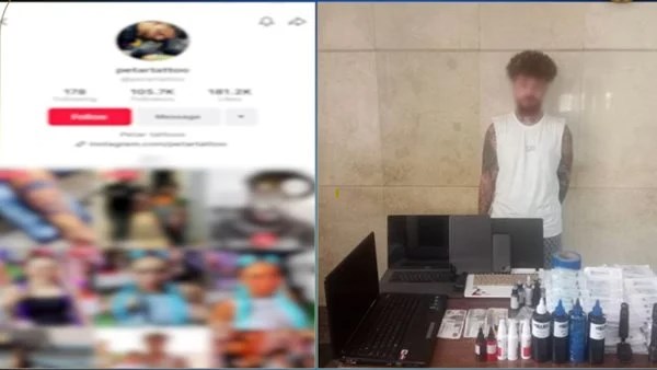 ضبط البلوجر بيتر تاتو ضبط البلوجر بيتر تاتو