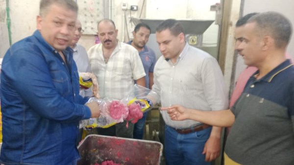 محافظ الجيزة يتابع إجراءات ضبط وإعدام 42 طنًا من مصنعات اللحوم الفاسدة ومستلزمات التصنيع 