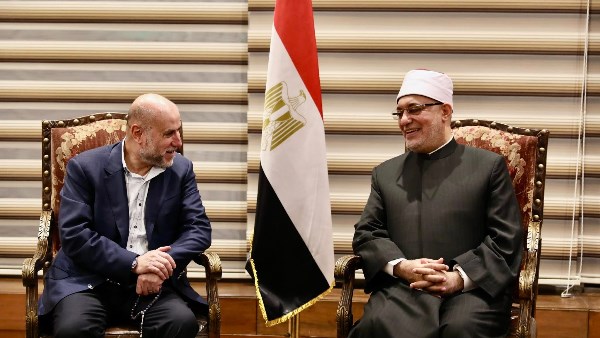 مفتي الجمهورية يستقبل قاضي قضاة فلسطين
