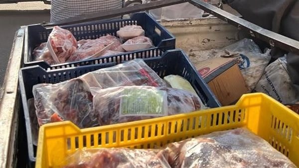 صورة من اللحوم الفاسدة