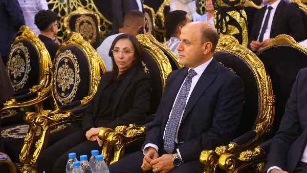 اللواء دكتور علاء عبدالمعطي محافظ كفرالشيخ والدكتورة جاكلين عازر، محافظ البحيرة