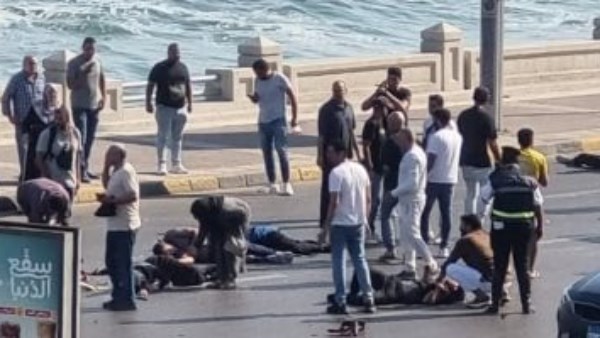 صور حادث الكورنيس
