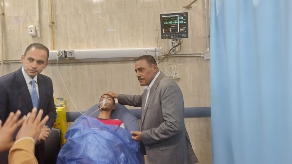 محافظ مطروح والمصابين