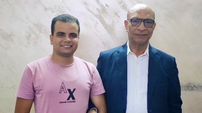 مراسل موقع بصراحة برفقة اللواء "يونس الجاحر" عضو مجلس النواب