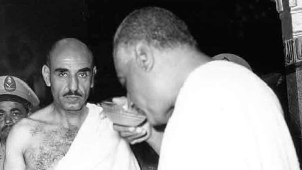 الراحل محمد أحمد رفقة الرئيس جمال عبد الناصر 