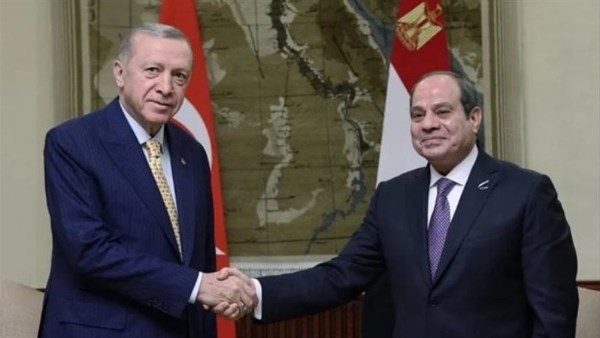 الرئيس عبد الفتاح السيسي و نظيرة التركي 