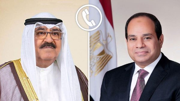 الرئيس السيسي وأمير الكويت