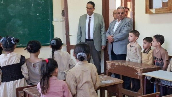 جولة وكيل وزارة التعليم بالغربية