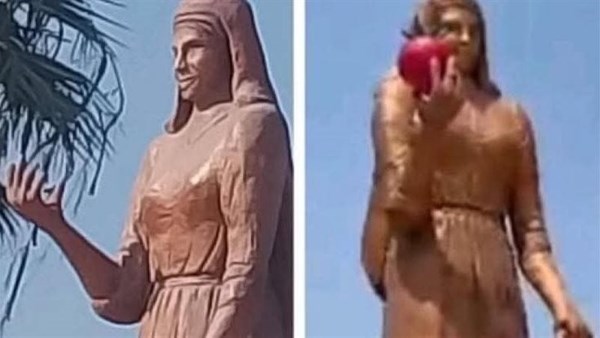 «خدوا ثمرة الفراولة».. تفاصيل سرقة تمثال الفلاحة في القصاصين بالإسماعيلية
