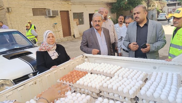 "الزراعة" تطلق 6 منافذ متنقلة لبيع بيض المائدة للمواطنين بأسعار مخفضة في محافظتي القاهرة والجيزة 