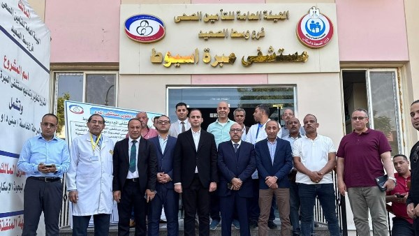 نائب وزير الصحة يتفقد مستشفي أبنوب والمبرة بأسيوط ويتابع مشروعات التطوير ورفع كفاءة الخدمات الصحية
