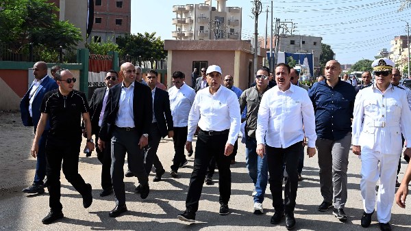 رئيس الوزراء  في جولة بمحافظة المنوفية