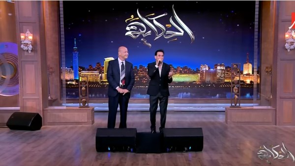 عمرو أديب و أحمد شيبة 