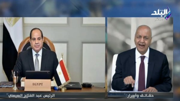  مصطفى بكري و الرئيس عبد الفتاح السيسي