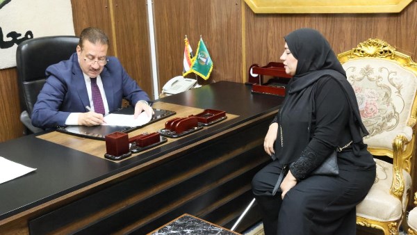 أثناء اللقاء 