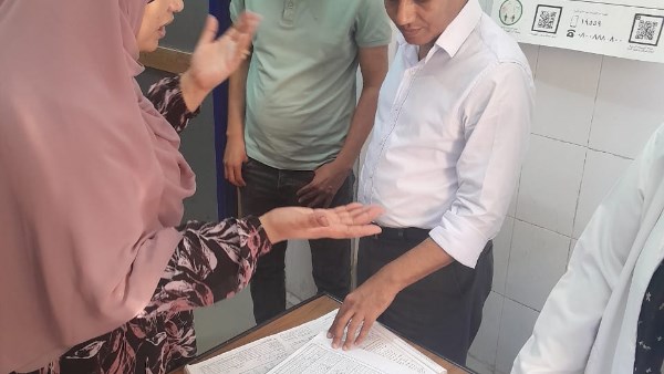 وكيل وزارة الصحة يتفقد اداره البياضية 
