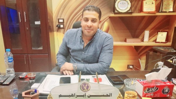 المقدم الحسن إبراهيم رئيس مباحث مركز شرطة ناصر
